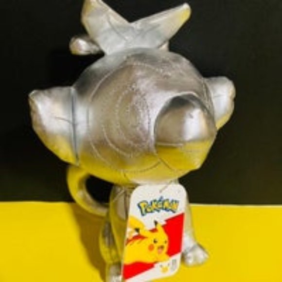 Pokemon 25th Edition Grookey Silver Plush - Picture 1 of 4